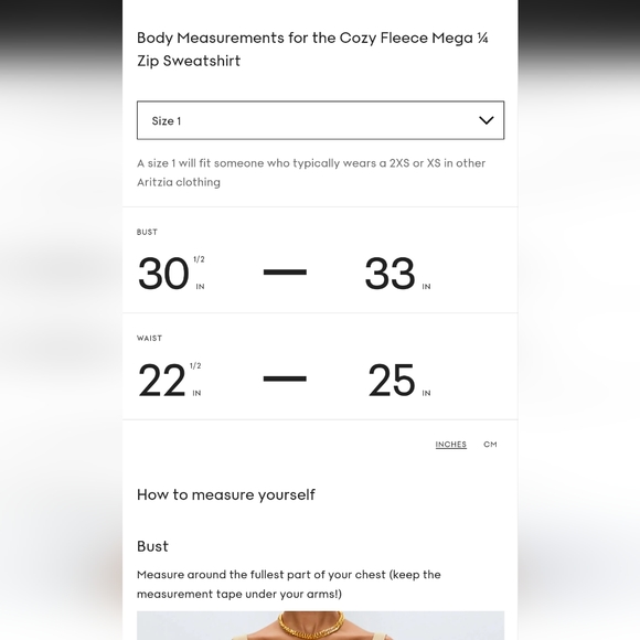 Aritzia TNA Cozy Fleece Mega ¼ Zip Sweatshirt. Size 1 - Picture 9 of 9